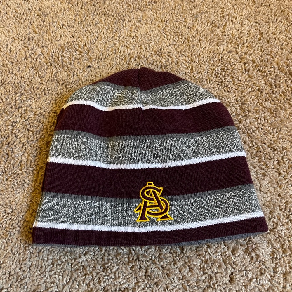 Reversible Arizona State University Beanie